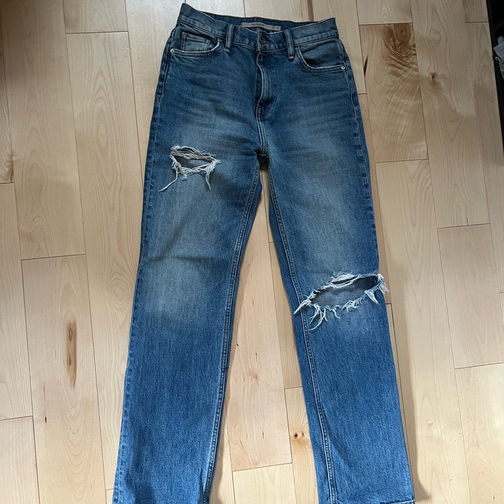 Hudson Women’s High Waist Straight Leg Jeans